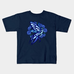 Blue Fairy Flower Ring Kids T-Shirt